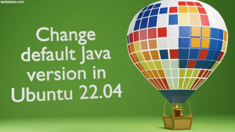 Change default Java version in Ubuntu 22.04