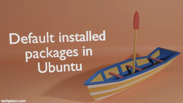 List default packages installed in Ubuntu