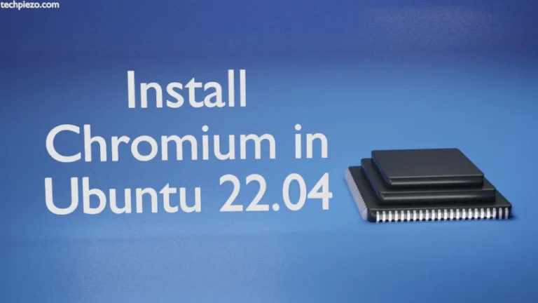 Install Chromium in Ubuntu 22.04