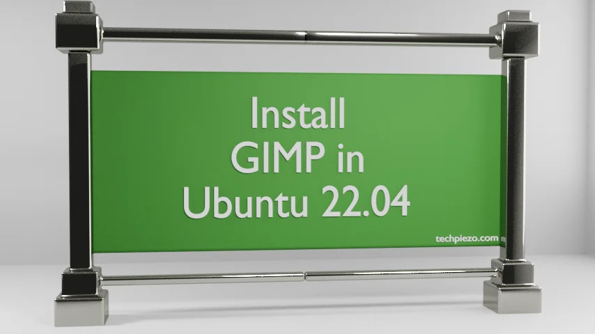 Install GIMP in Ubuntu 22.04