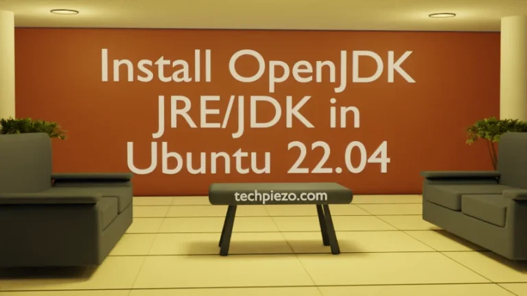Install OpenJDK JRE / JDK in Ubuntu 22.04