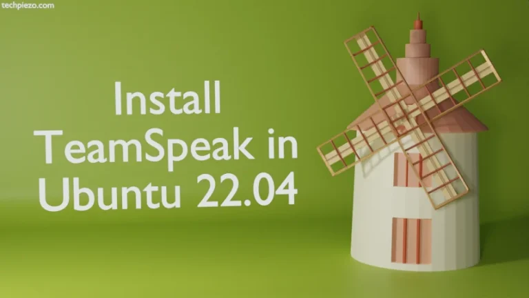 Install TeamSpeak Client in Ubuntu 22.04