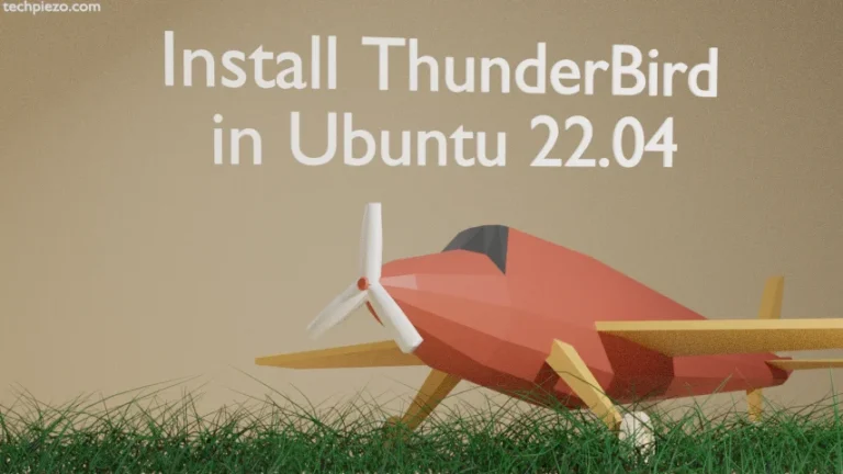 Install Thunderbird in Ubuntu 22.04