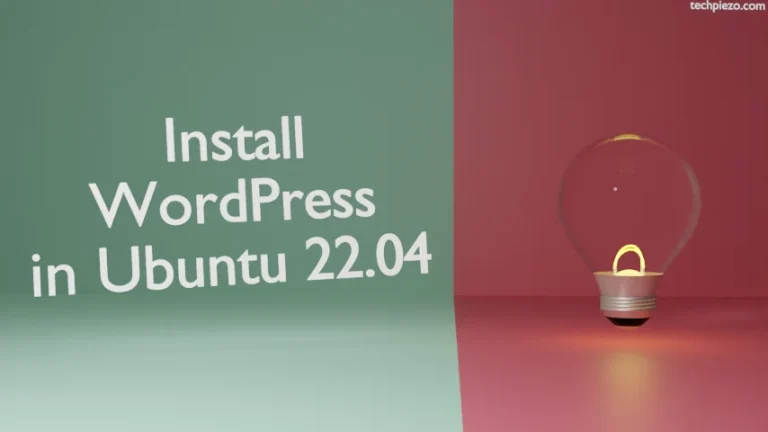 Install WordPress in Ubuntu 22.04