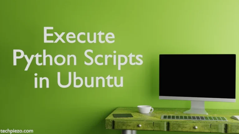 Execute Python Scripts in Ubuntu