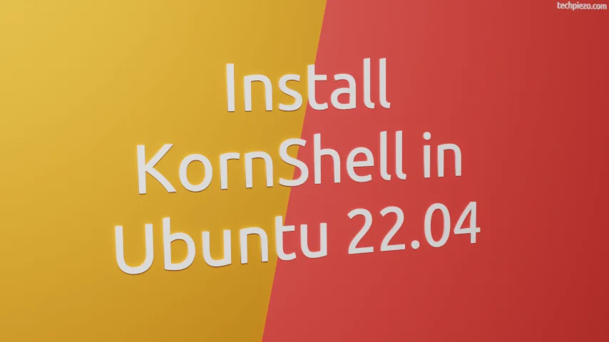 Install KornShell in Ubuntu 22.04