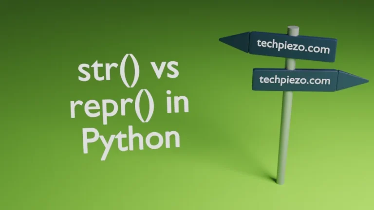 str() vs repr() in Python
