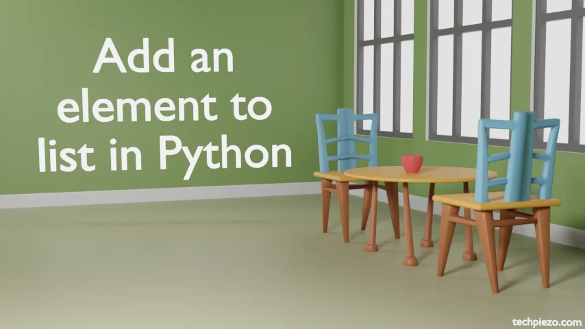 Add an element to the list in Python