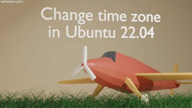 Change time zone in Ubuntu 22.04