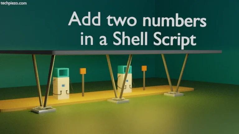 Add two numbers in a Shell Script