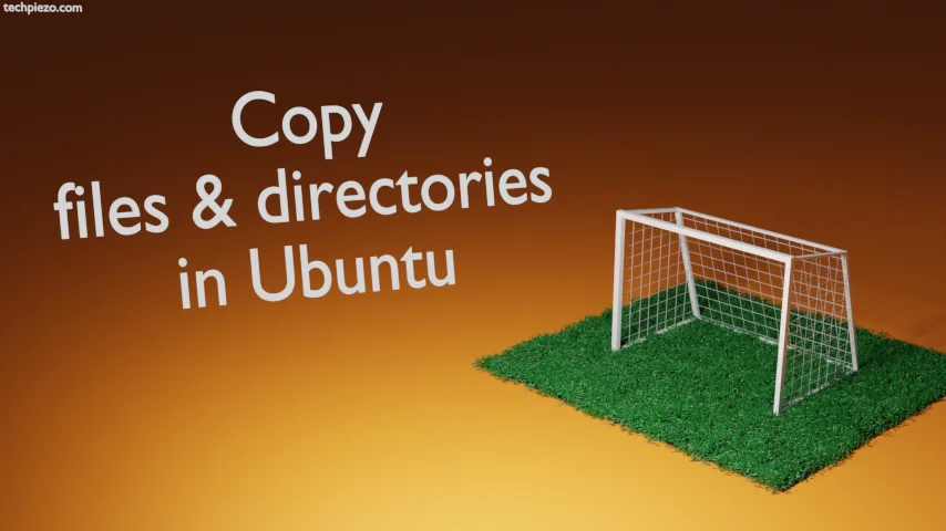 Copy files and directories in Ubuntu