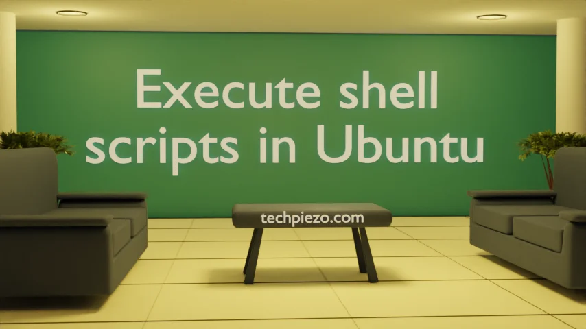 Execute shell scripts in Ubuntu