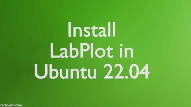 Install LabPlot in Ubuntu 22.04
