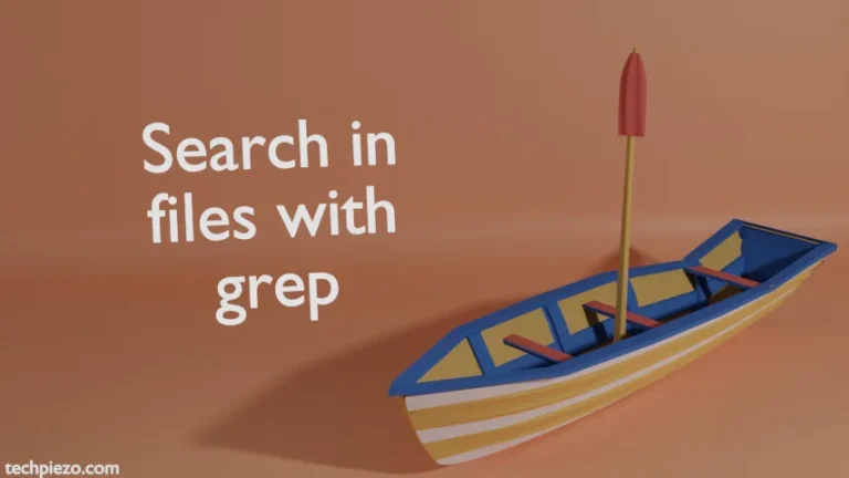 Search in files with grep