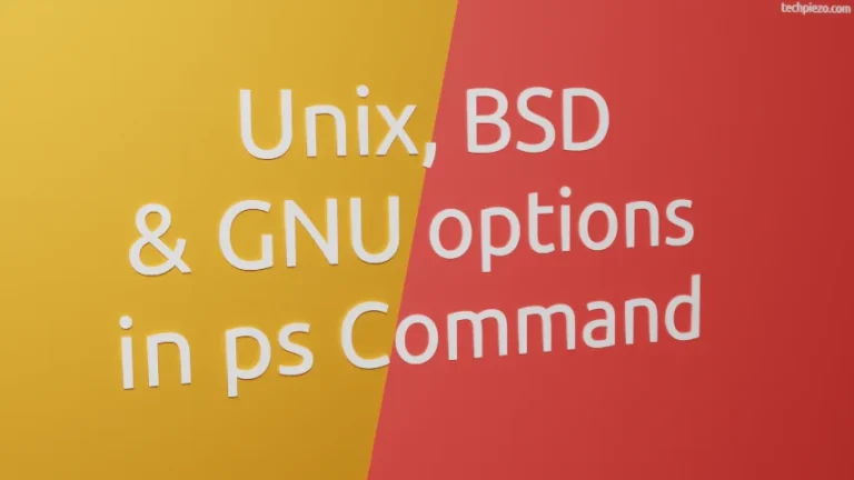 Unix, BSD and GNU long options in ps command