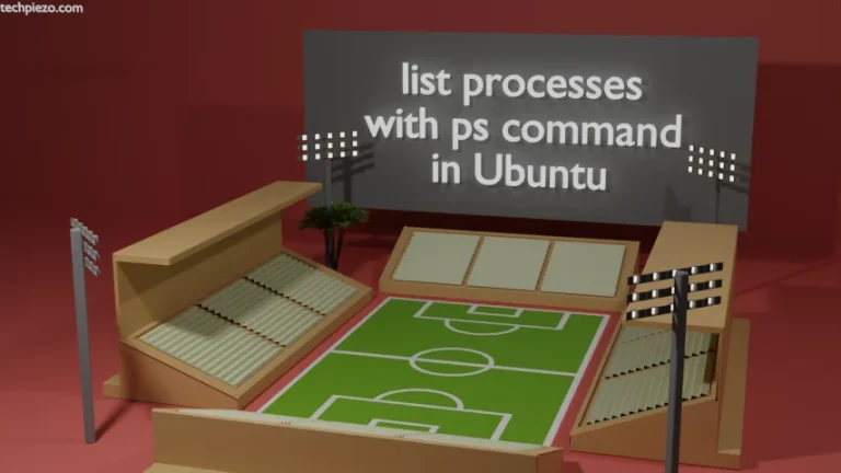 List processes with ps command in Ubuntu