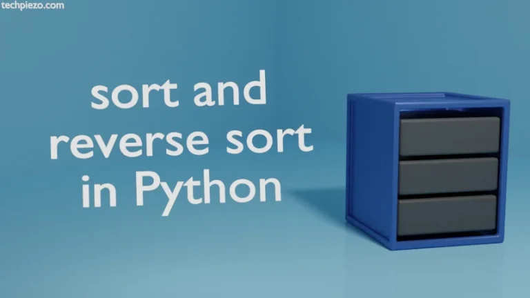 sort and reverse sort in Python