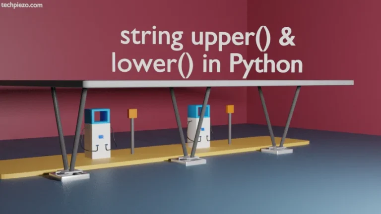 string upper() & lower() in Python