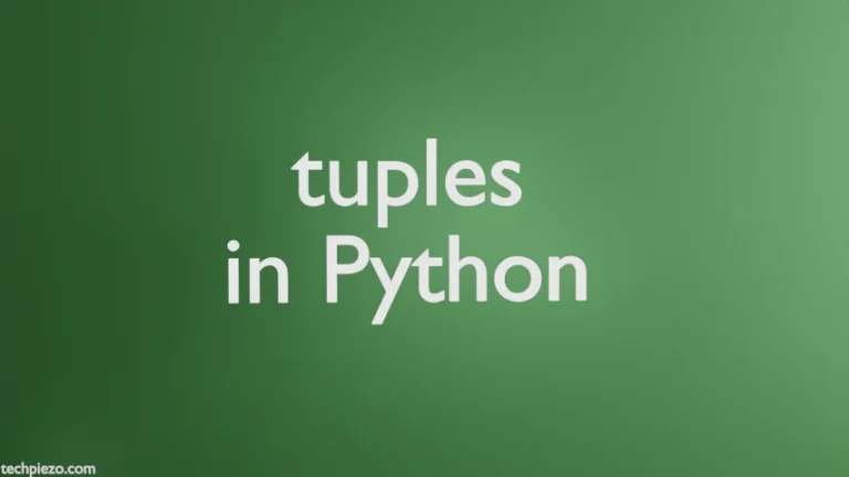 tuples in Python