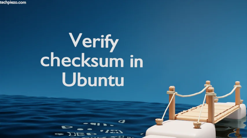 Verify checksum in Ubuntu