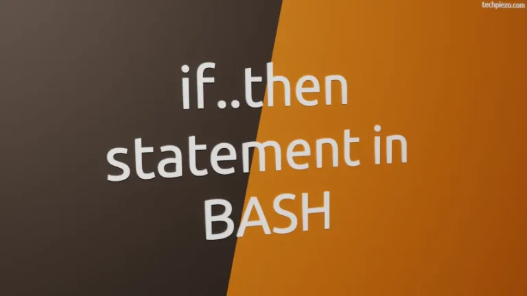 if..then statement in BASH