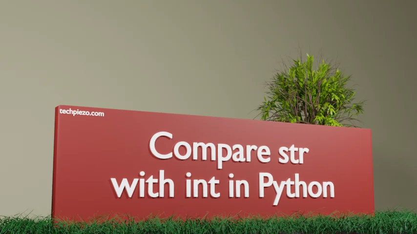 Compare string with integer in Python