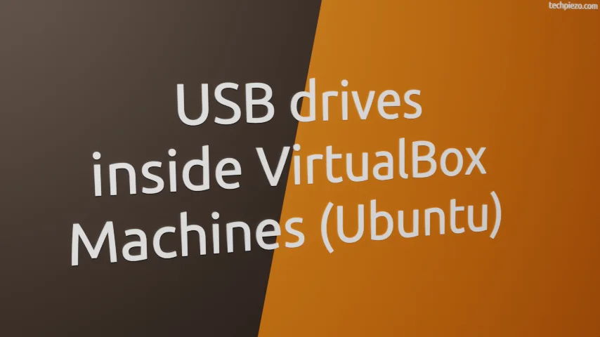 Mount USB drives inside VirtualBox machines