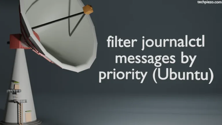 filter journalctl messages by priority (Ubuntu)