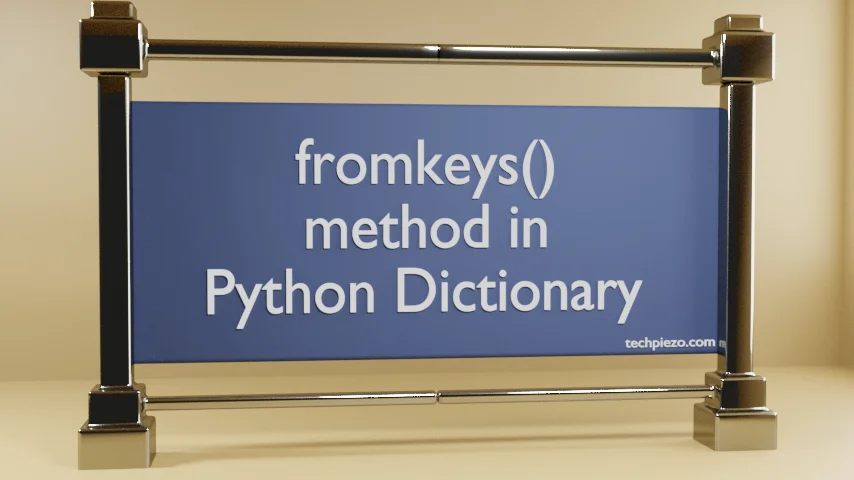 fromkeys() method in Python Dictionary