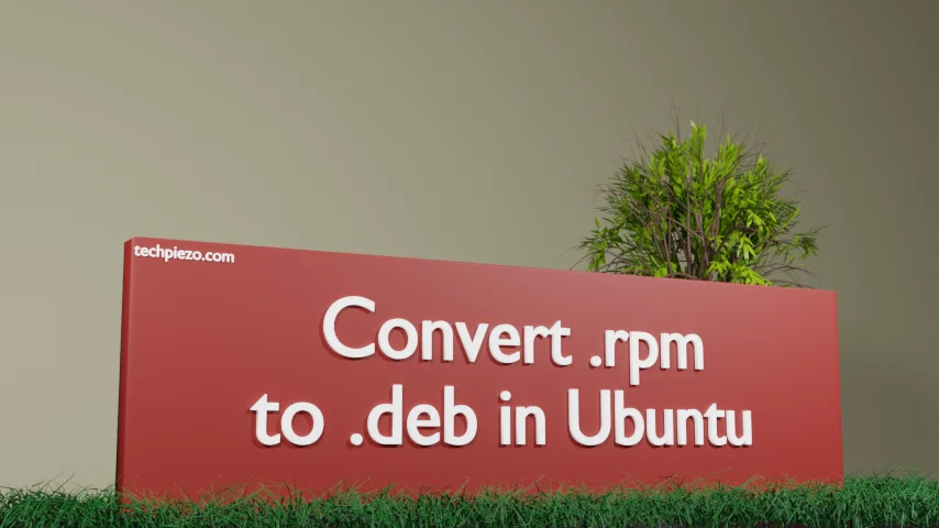 Convert .rpm to .deb package in Ubuntu