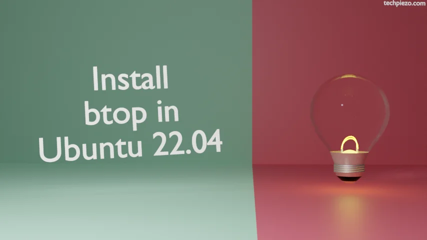 Install btop in Ubuntu 22.04