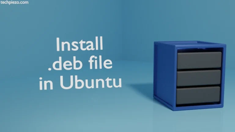 Install a .deb file in Ubuntu