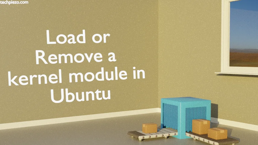 Load or Remove a kernel module in Ubuntu