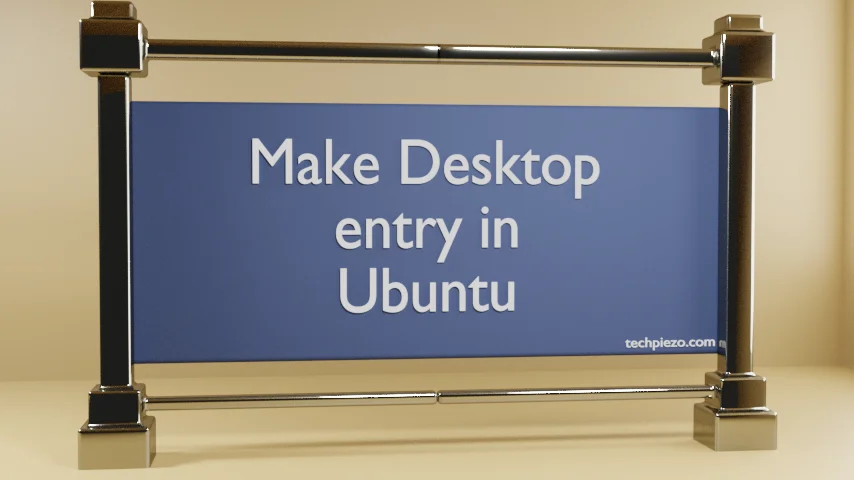Make a Desktop entry in Ubuntu