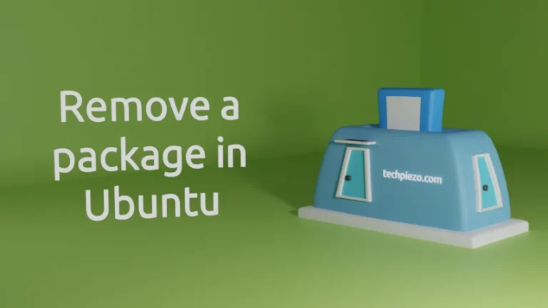 Remove a package in Ubuntu