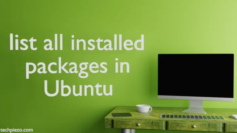 list all installed packages in Ubuntu