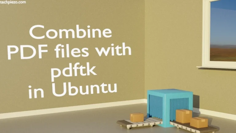 Combine PDF files with pdftk in Ubuntu