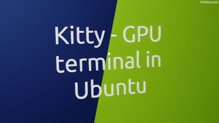Kitty – GPU terminal in Ubuntu
