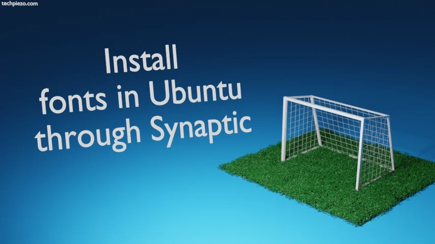 Install fonts in Ubuntu through Synaptic