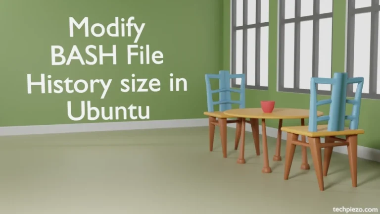 Modify BASH File History size in Ubuntu