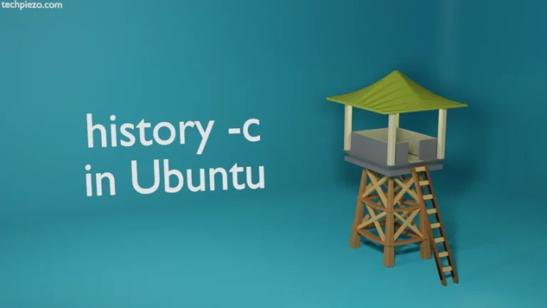 history -c command in Ubuntu