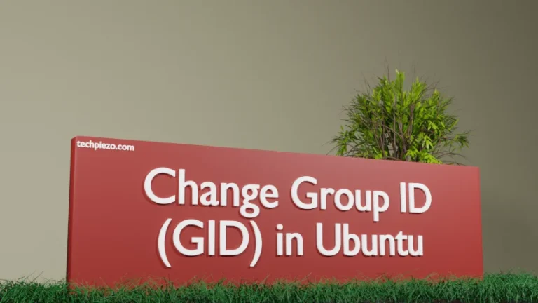 Change Group ID in Ubuntu