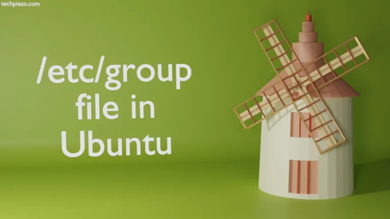/etc/group file in Ubuntu