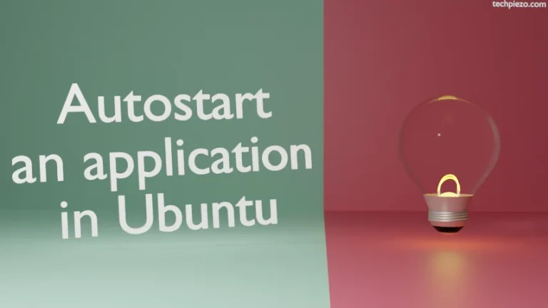 Autostart an application in Ubuntu