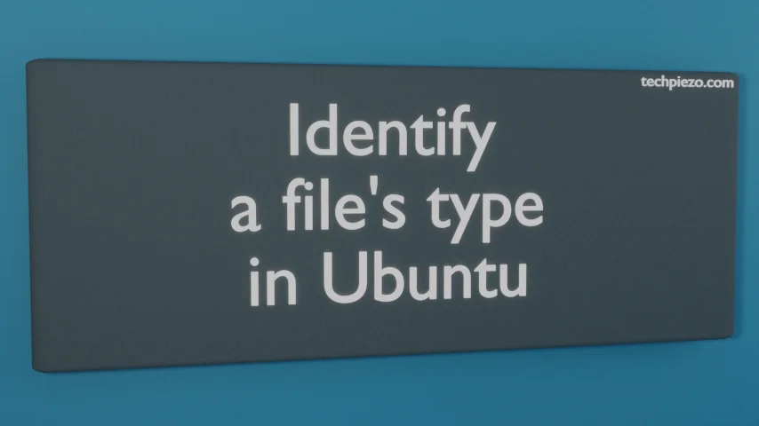 Identify a file's type in Ubuntu