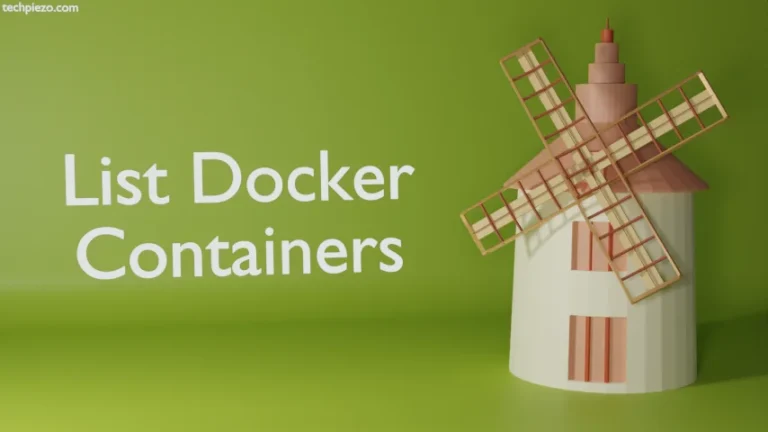 List Docker containers