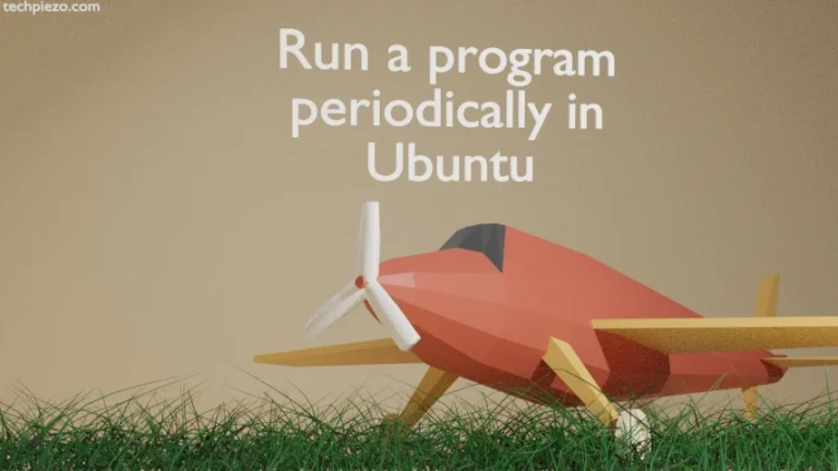 Run a program periodically in Ubuntu