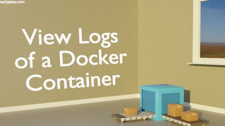 View Logs of a Docker Container