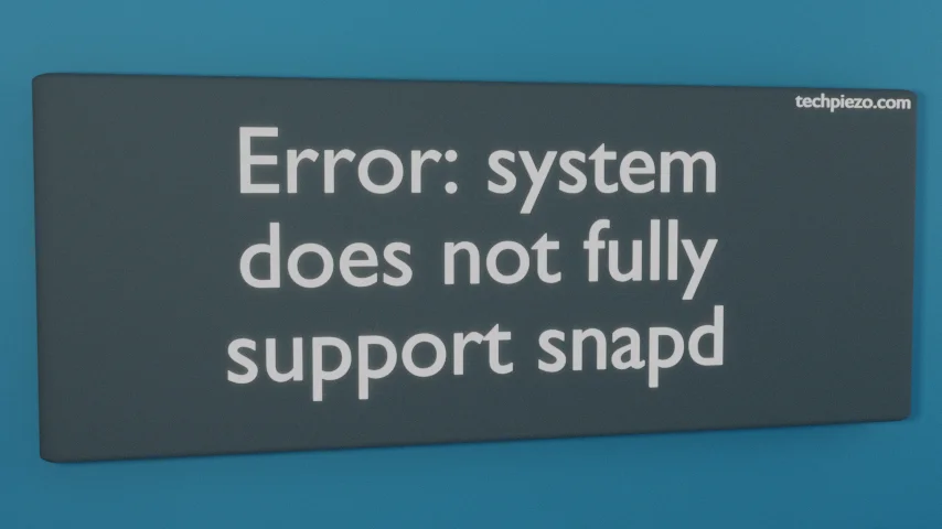 error: system does not fully support snapd in AlmaLinux 9