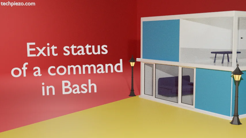 Exit status of a command in Bash
